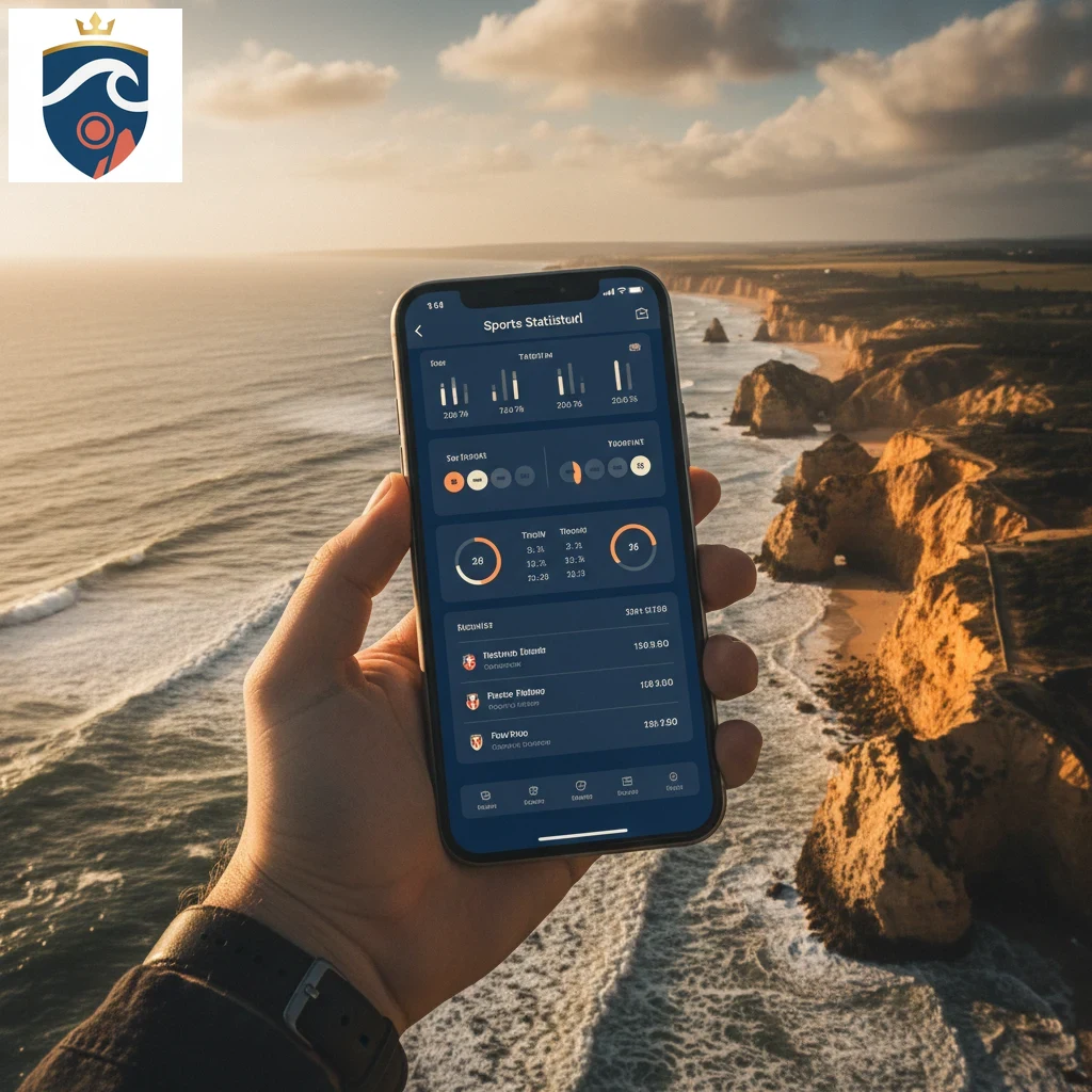 Interface móvel com mercados desportivos abertos num smartphone.