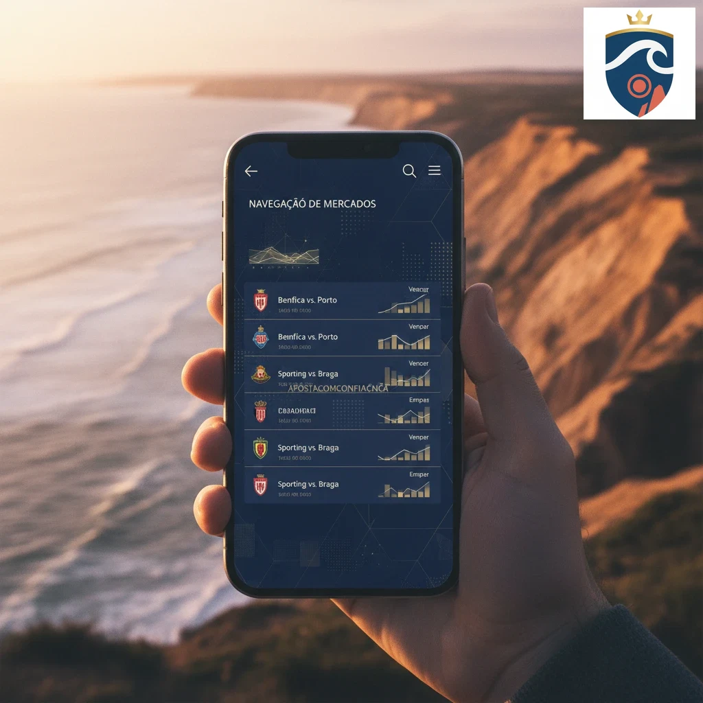 Interface com lista de jogos de futebol e cotações para competições nacionais.